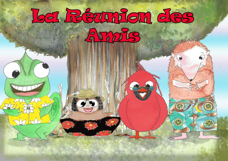 La Réunion des Amis — Album jeunesse · texte de Sophie Faure-Gignoux. Œuvre de Roxana Rodriguez.